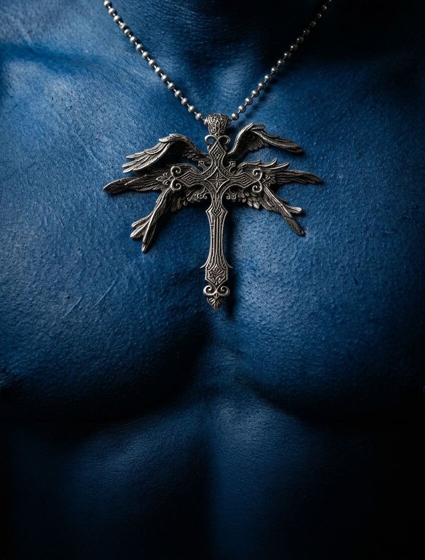 gothic jesus wings